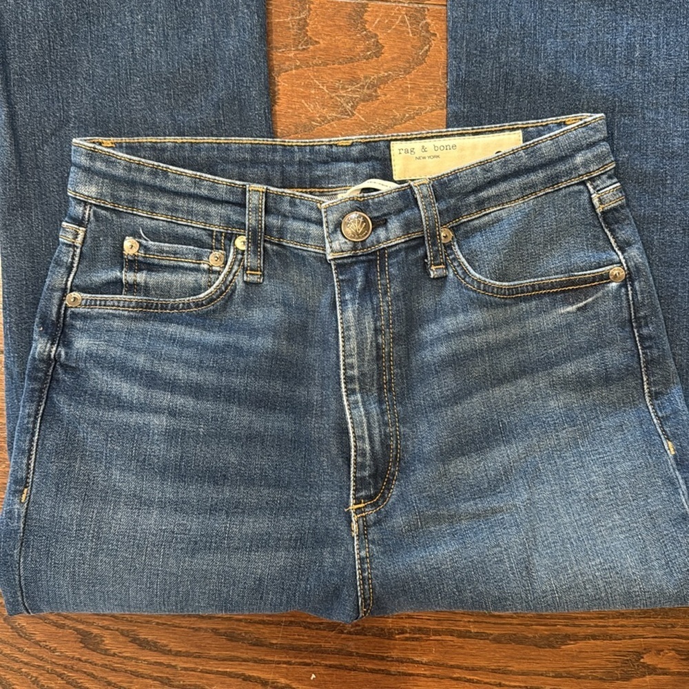 Rag & Bone Casey high rise ankle flare jeans, size 27 - Picture 4 of 10